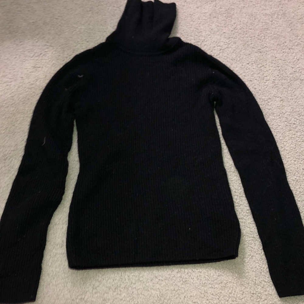 Black turtle neck